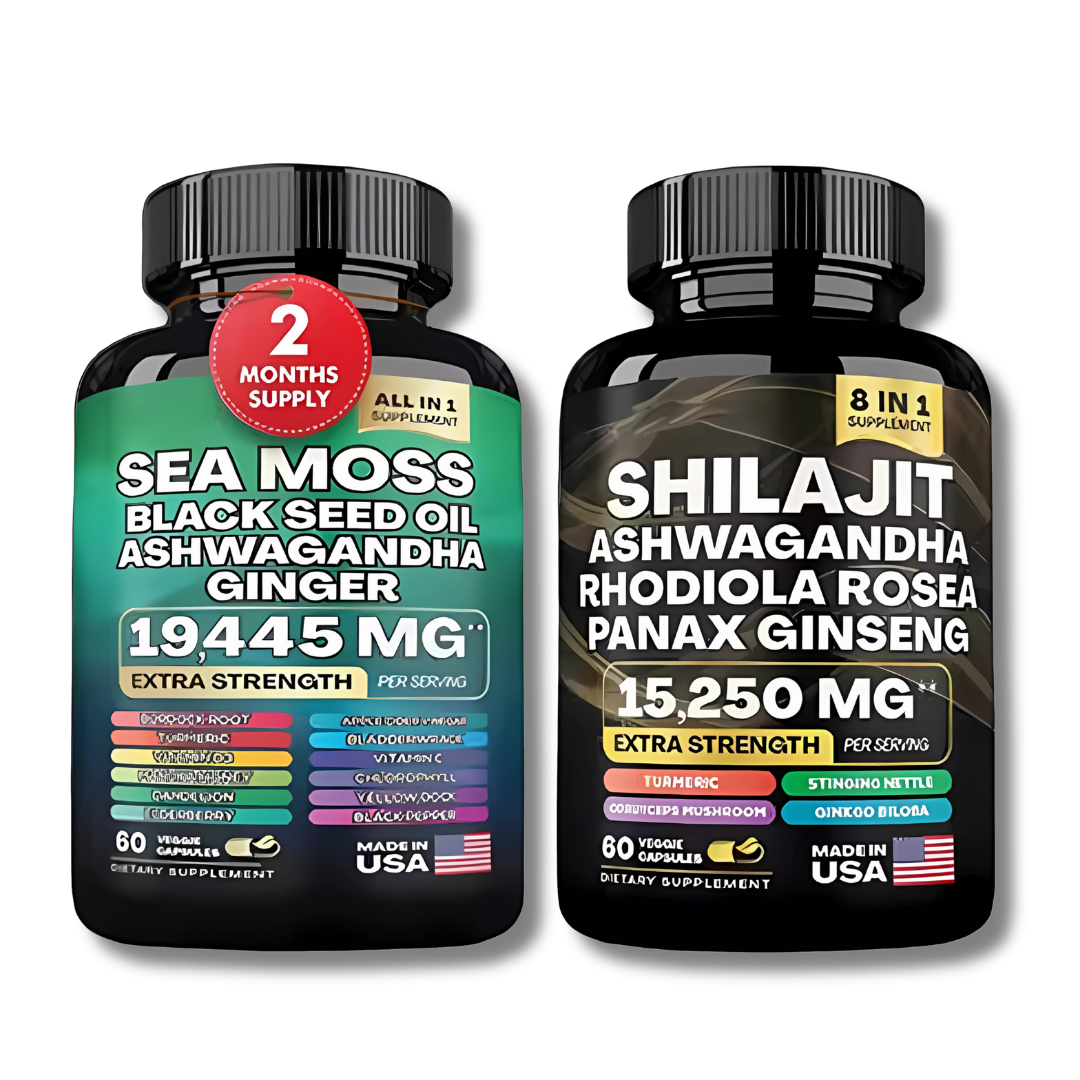 KÀLM - Sea Moss + Shilajit Supplement Bundle