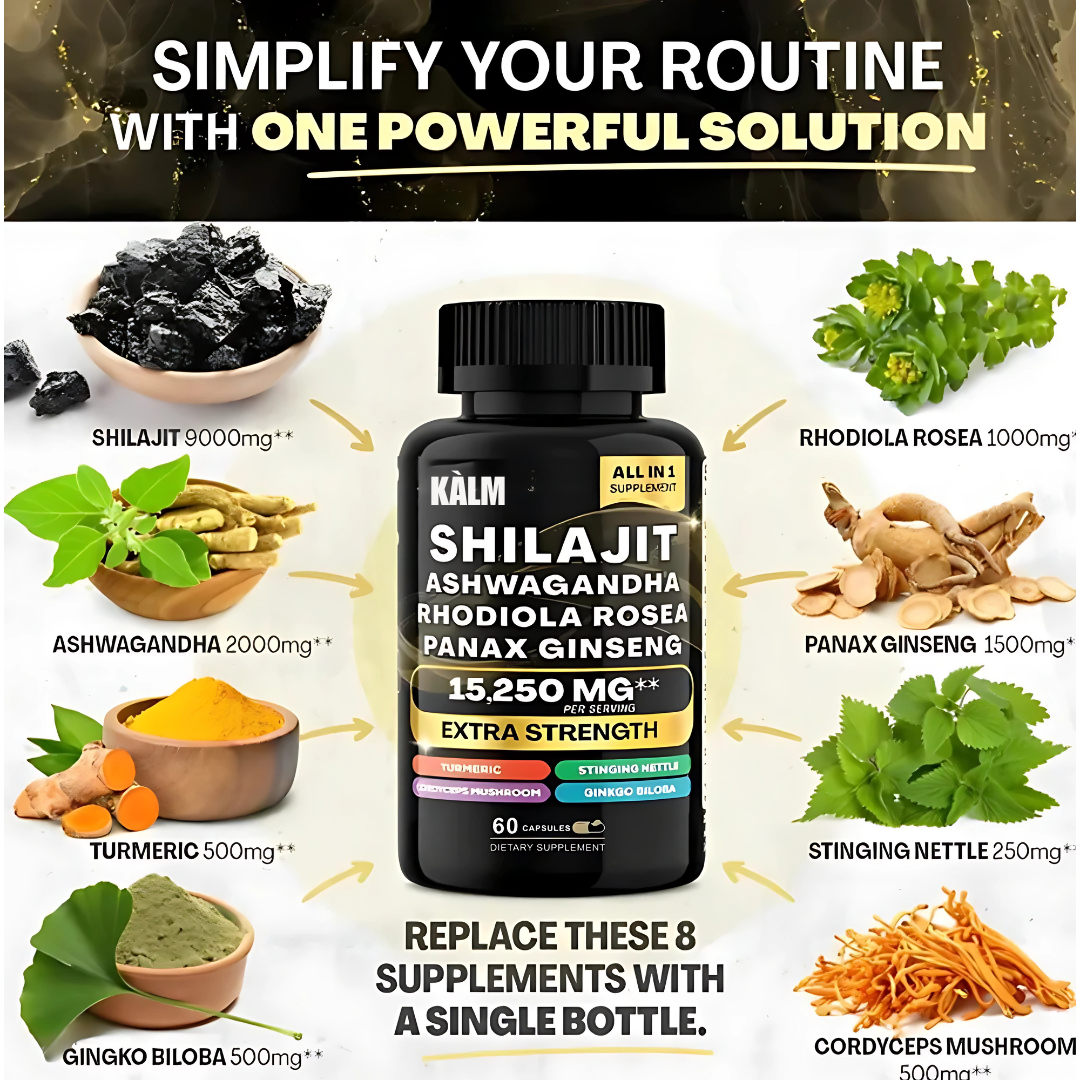 KÀLM - Sea Moss + Shilajit Supplement Bundle