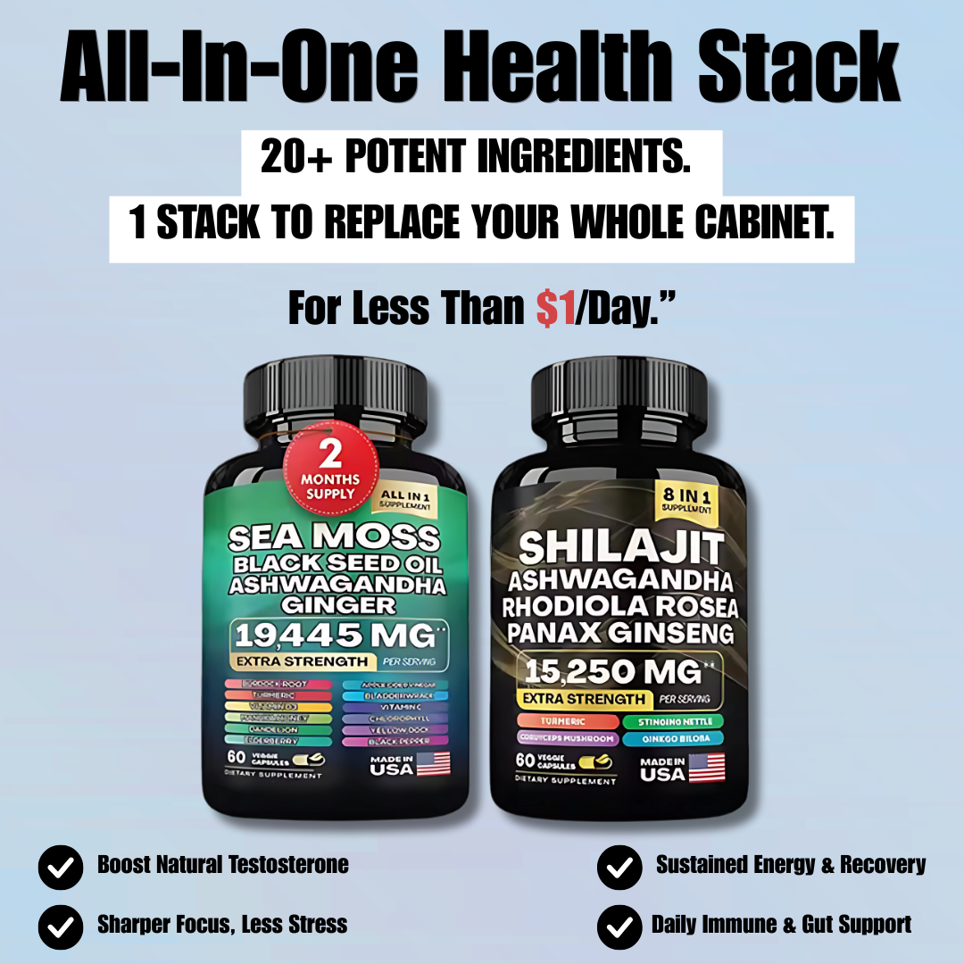 KÀLM - Sea Moss + Shilajit Supplement Bundle