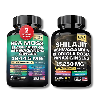 KÀLM - Sea Moss + Shilajit Supplement Bundle
