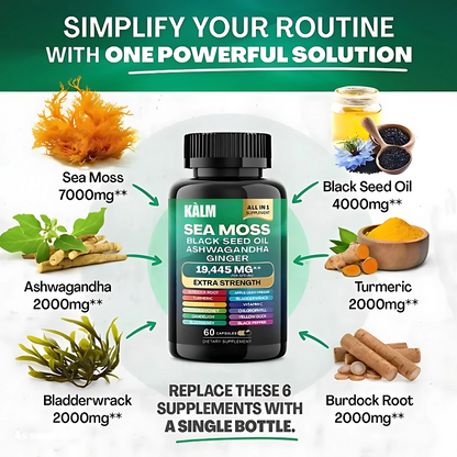 KÀLM - Sea Moss + Shilajit Supplement Bundle