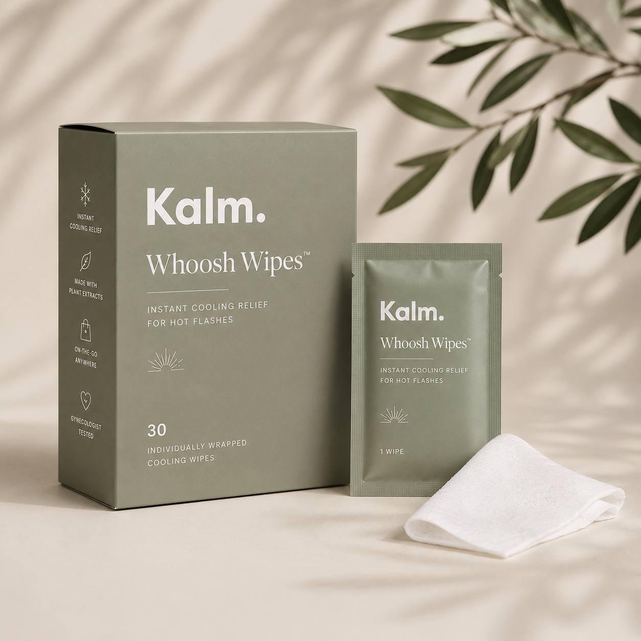 Kalm Whoosh Wipes