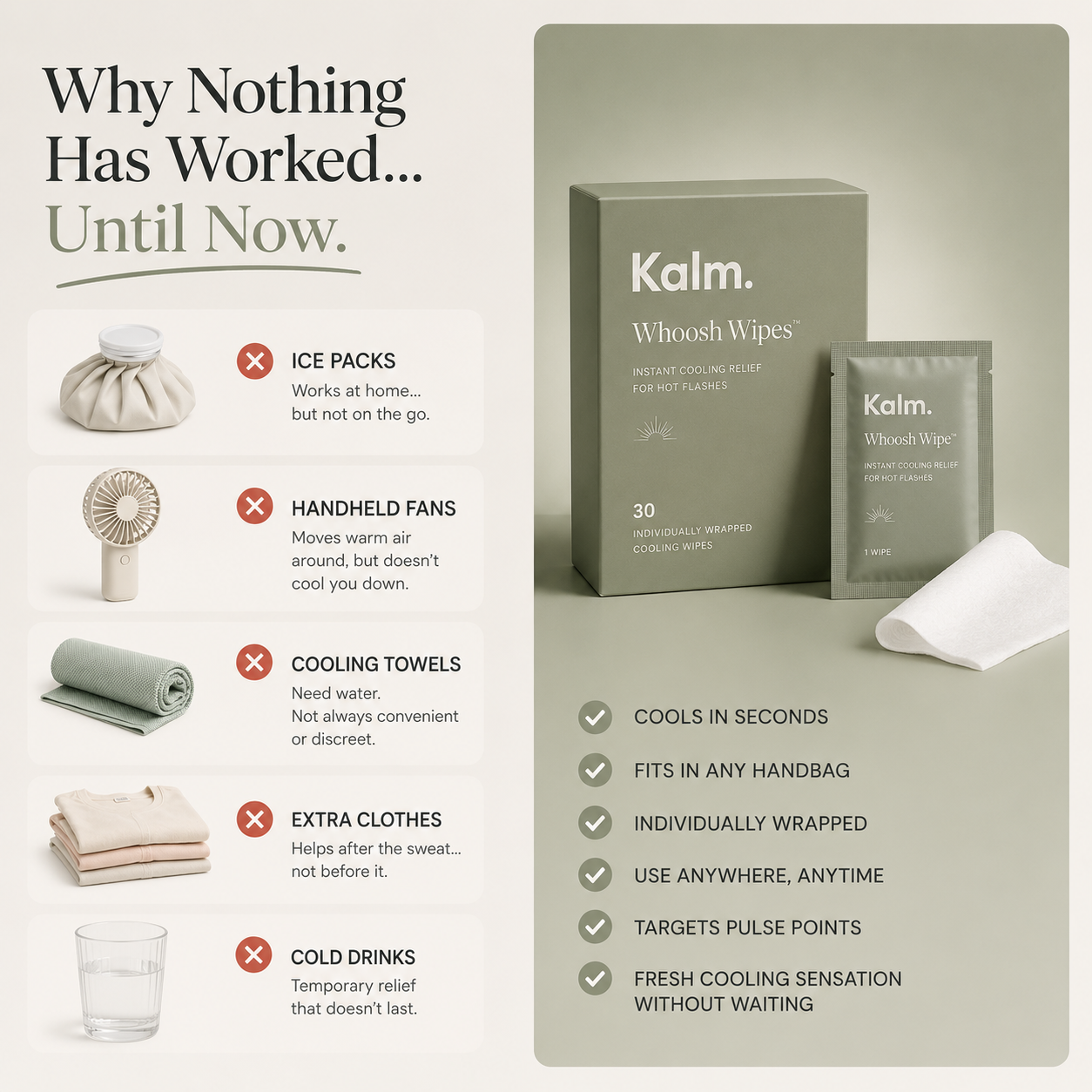 Kalm Whoosh Wipes